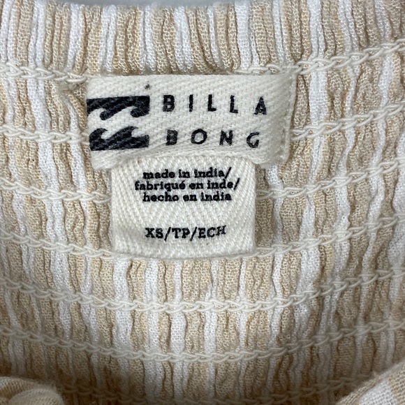 Billabong white/cream striped Twist It - Midi Dress size XS - Picture 8 of 12